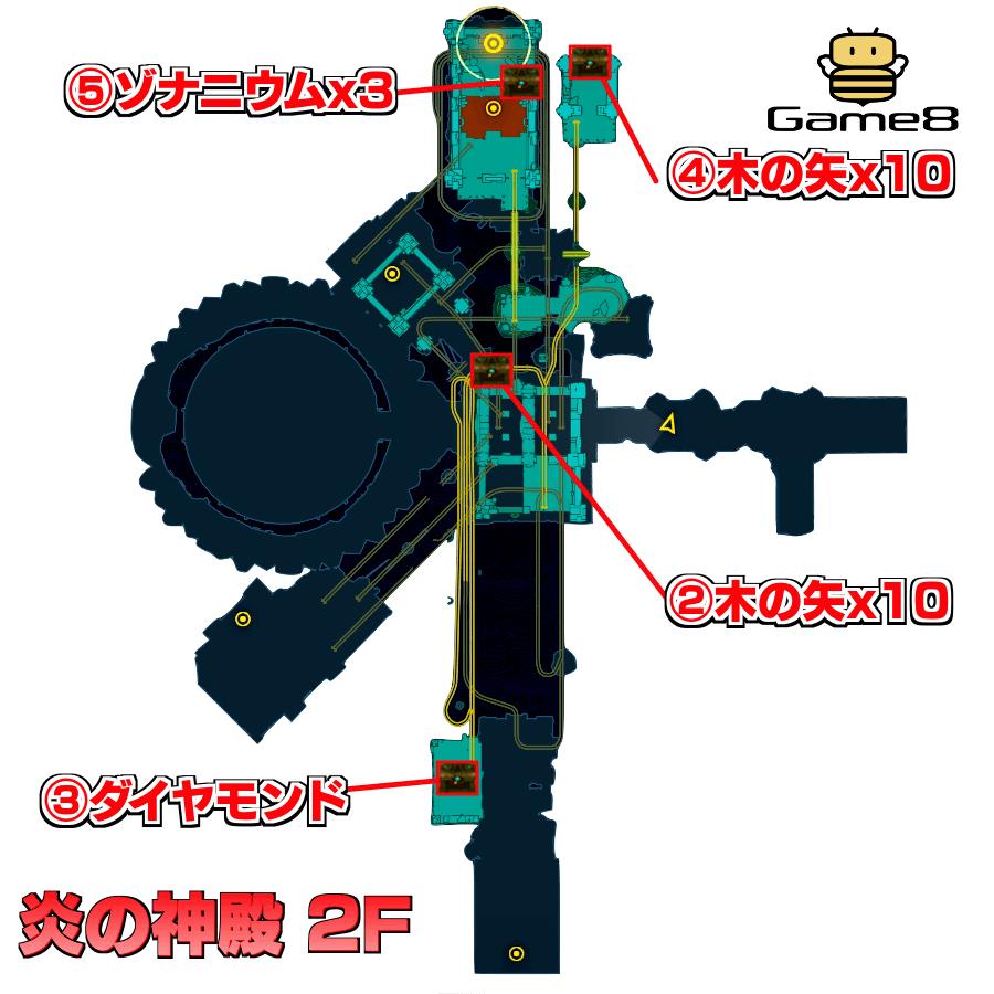炎の神殿2Fの画像