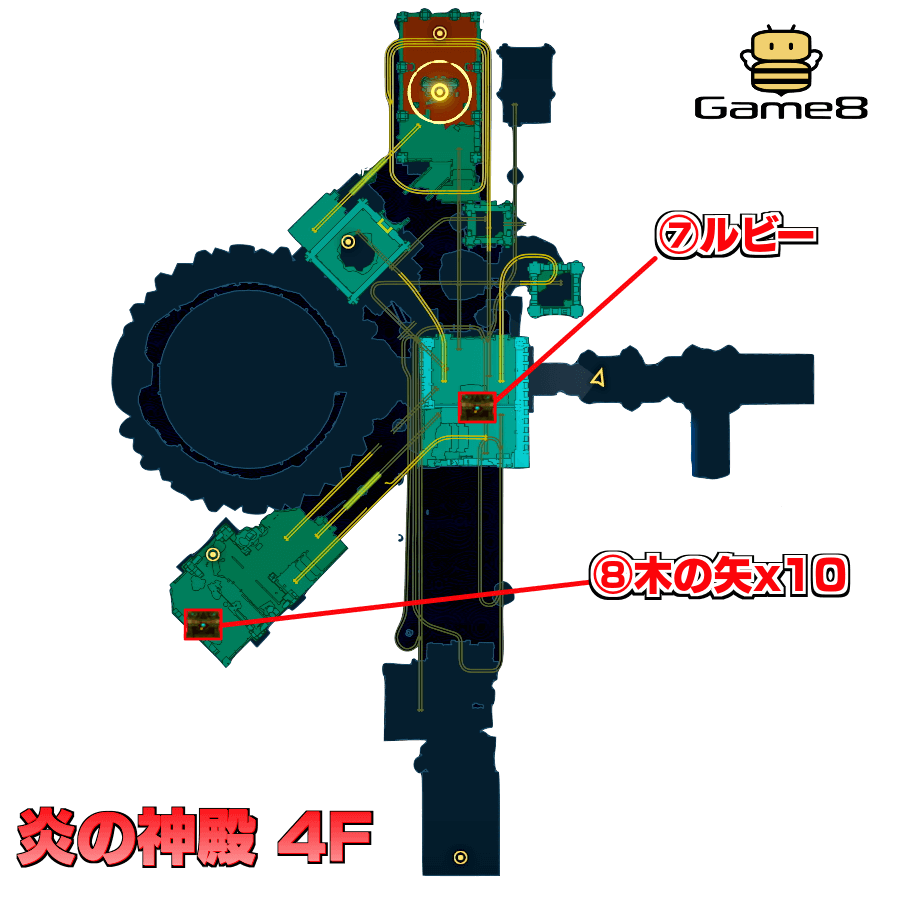 炎の神殿4Fの画像