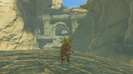 忘れ去られた神殿の入り口