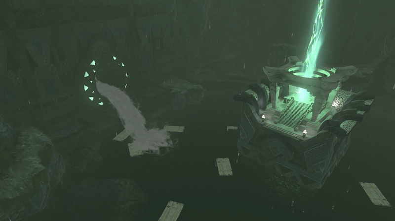 水位が最大まで上がる