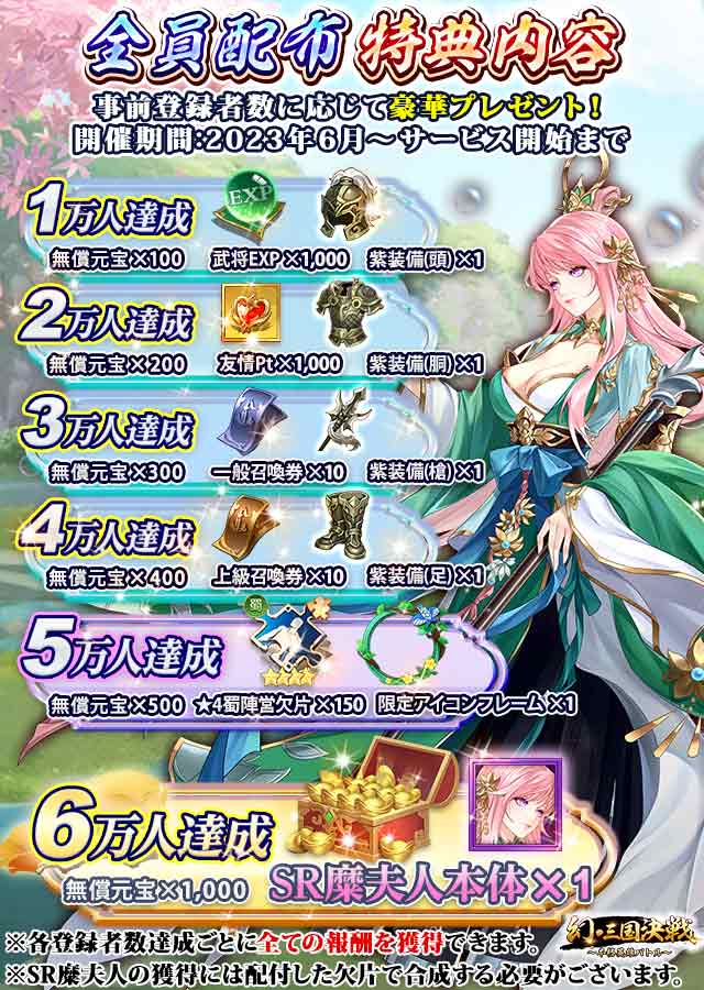 登録特典の画像