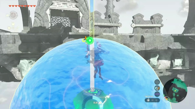 モドレコで水風船を利用して上へ