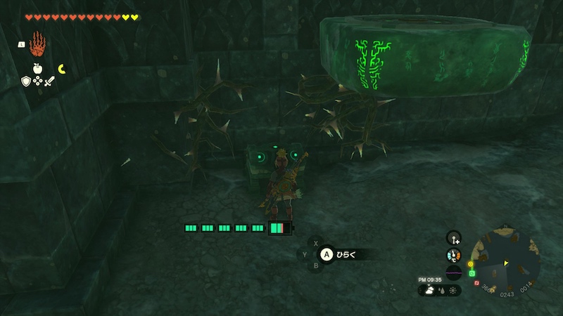 古代ゾーラの祭殿の大きなゾナウエネルギーの宝箱