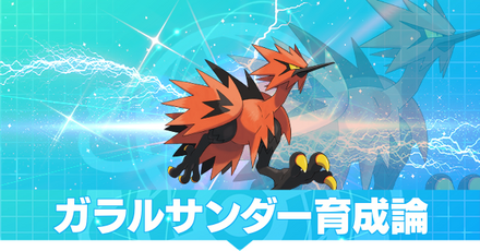 ガラルサンダー育成論