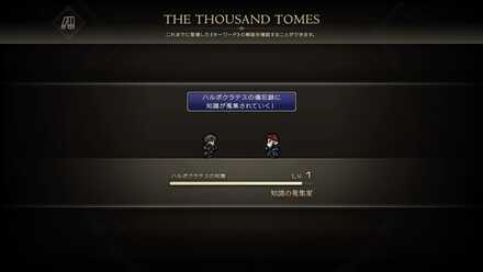 ストーリー進行後に話しかけると経験値が上昇