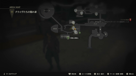 医者と患者との受注場所マップ