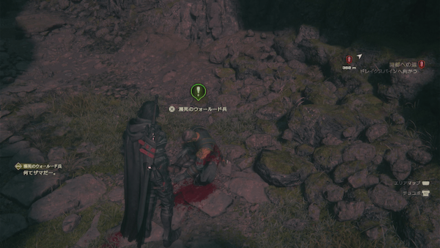 瀕死のウォールード兵