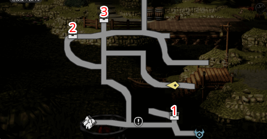 東ニューデルスタ街道 宝箱 位置