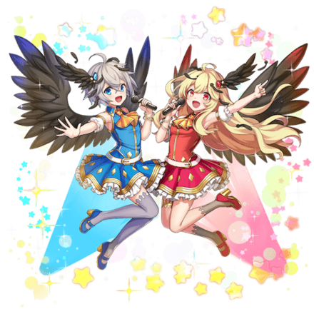 オセロニアの［愛よ届け］フギンとムニンの画像