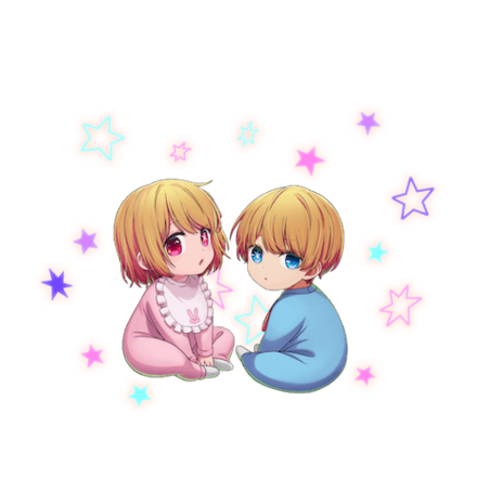オセロニアの［甘い子供時代］アクア＆ルビーの画像