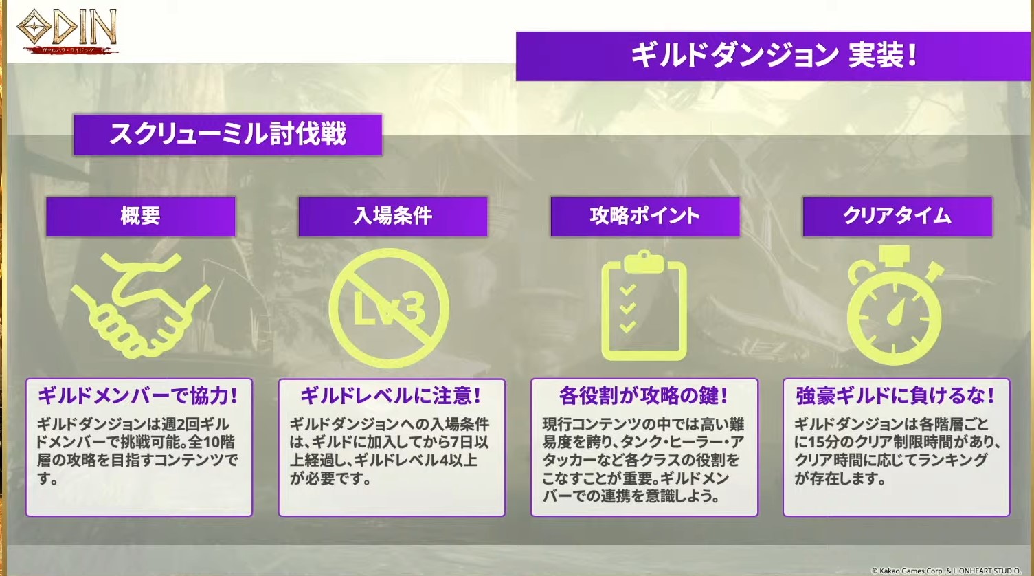 オーディンギルドダンジョン