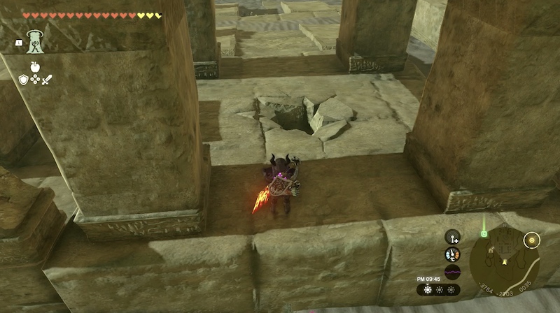 ゲルド族の聖域の南側の入口