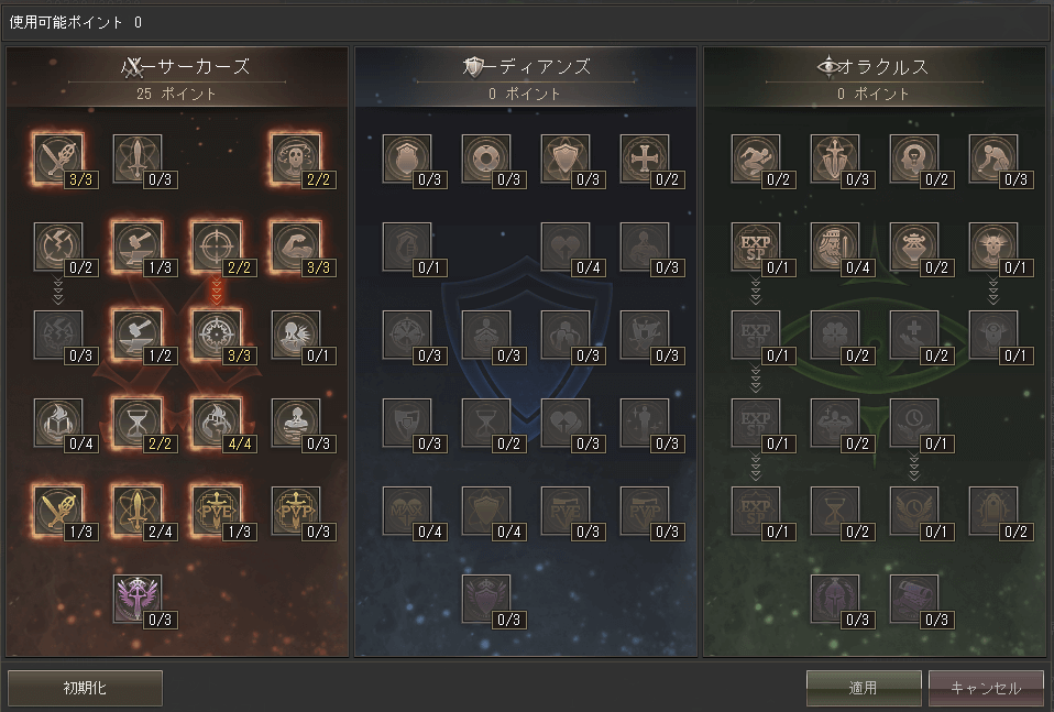 3種類の系列が存在する