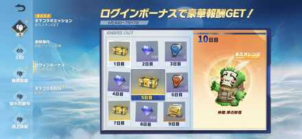 ログインボーナス