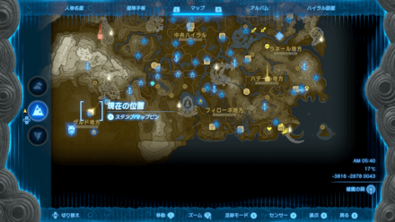 ティクルと勝負全体マップ