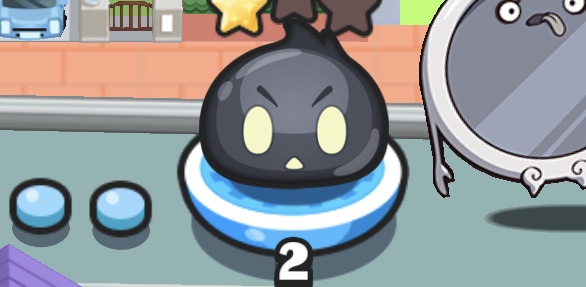 ステージ2の妖怪ガッツKを倒す