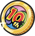 シリーズ10周年コインGのアイコン