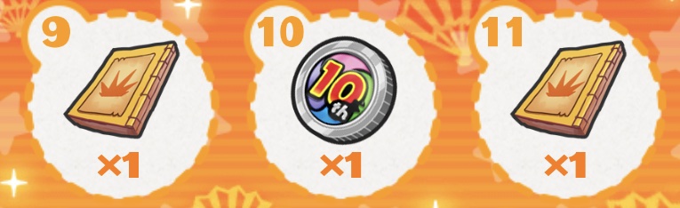 ログインボーナスで入手できる