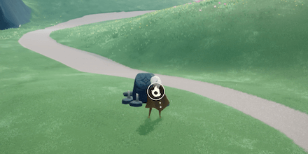 直進した先で地図の祭壇を発見