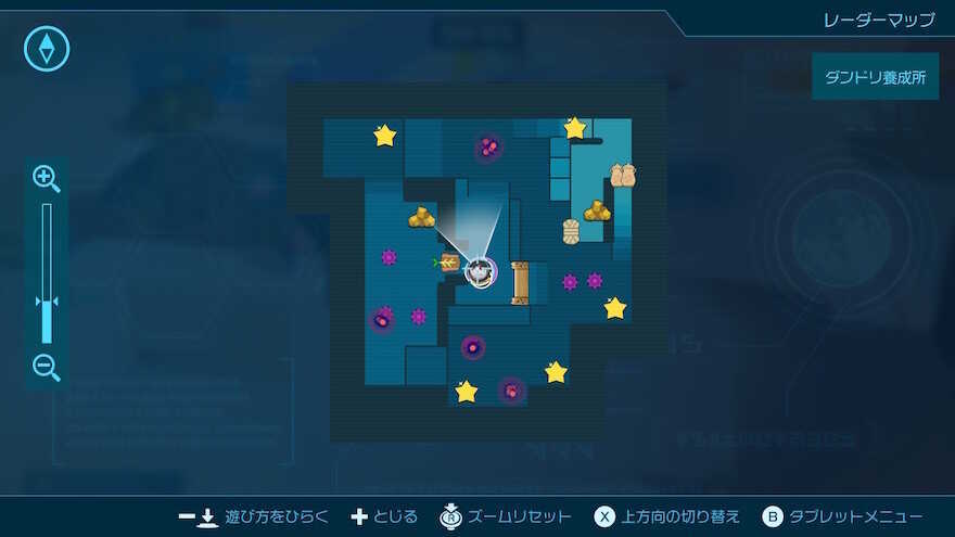 ダンドリ養成所のフロアマップ