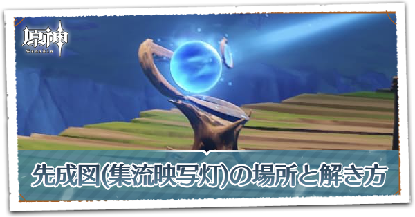 先成図(集流映写灯)の解き方
