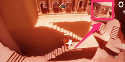 峡谷の地図の祭壇