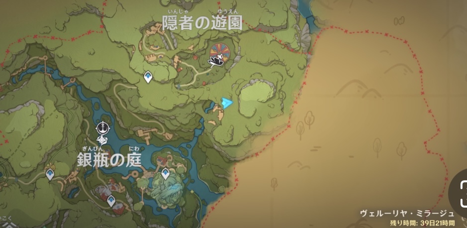 Iマップのこの位置から地下に入るとすぐに見つかる