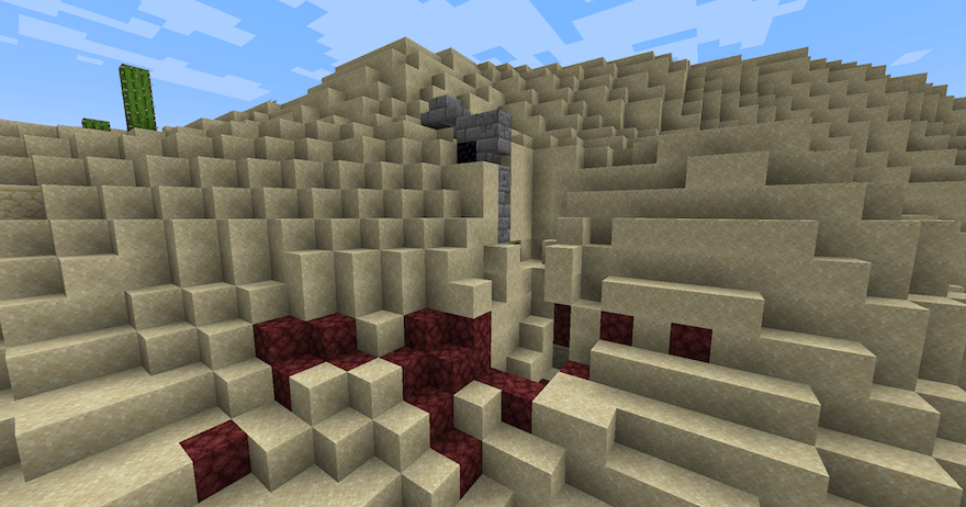 埋まっている荒廃したポータル