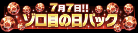 「ゾロ目の日キャンペーン」パック