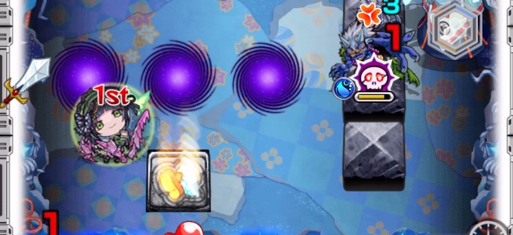 鬼を倒すと加速パネルが展開