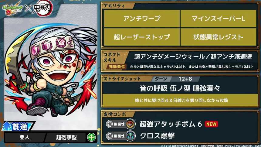 宇髄天元 ステータス