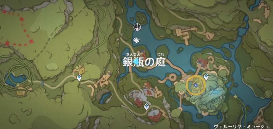 マップで指定された場所に向かう2