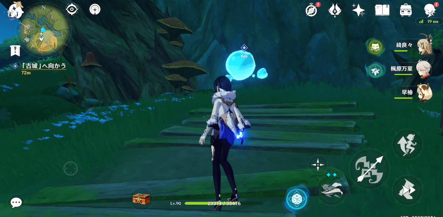 はぐれ水型幻霊についていくについていく