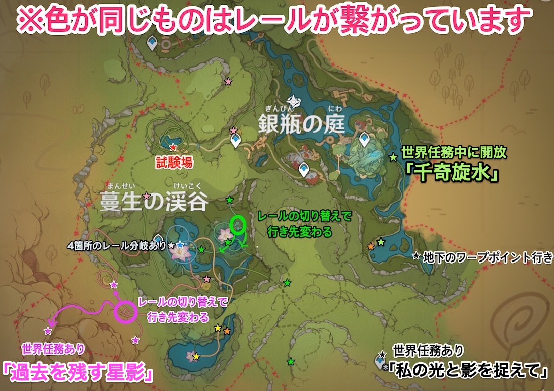 ビュンビュン爆速車の場所一覧