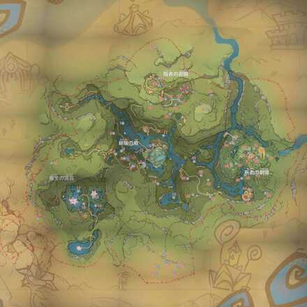 シズクちゃんマップ画像