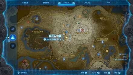 ゴロン温泉全体マップ