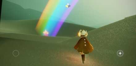 虹のキャンドル