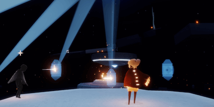 書庫の地図の祭壇