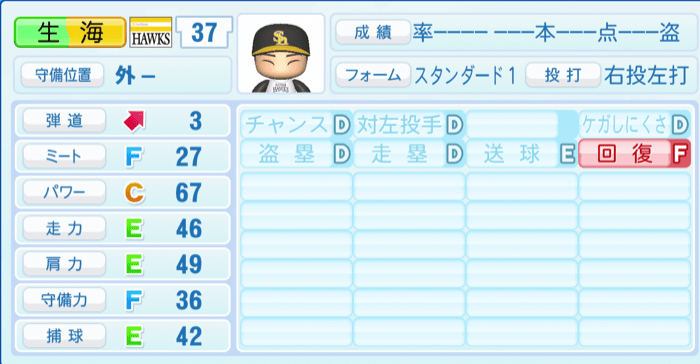 生海のステータス画像