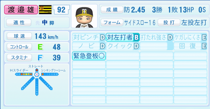 渡邉雄大のステータス画像