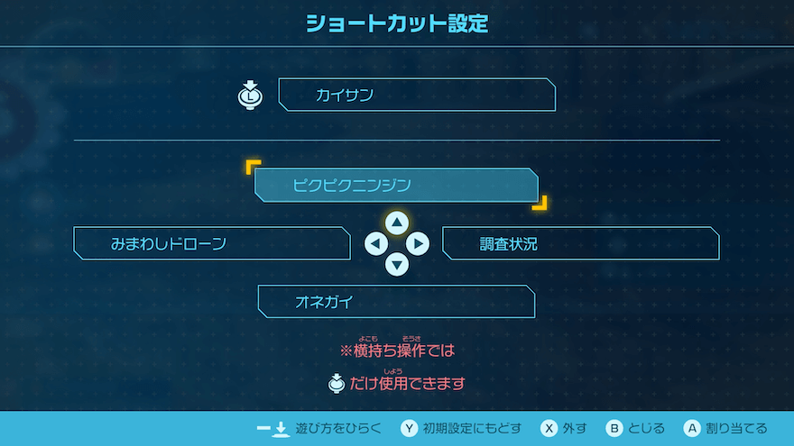 ピクピクニンジンをショートカットから使用