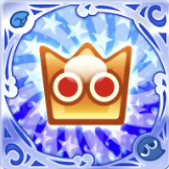 あおい王冠ぷよ