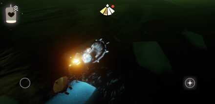 闇の蟹の攻撃を受ける