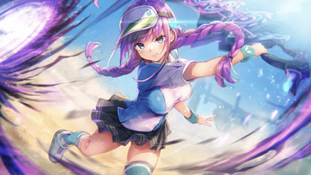 テニスコートの悪魔の画像