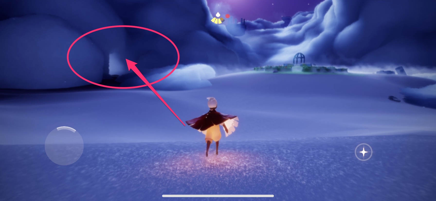 星月夜の砂漠の奥