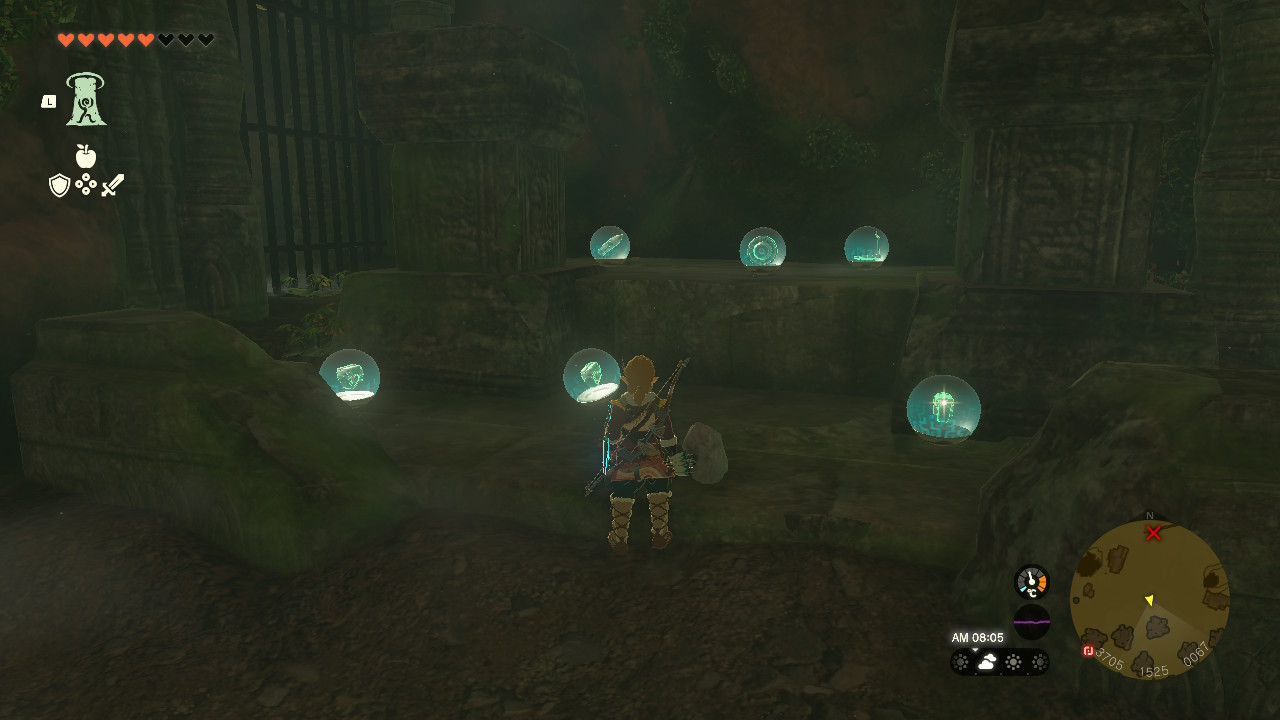 作業場の井戸の中でゾナウギアを入手できる