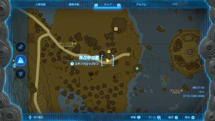 井戸の位置マップ