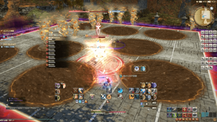 風花落葉&泥中蓮華の術→落花流水の術