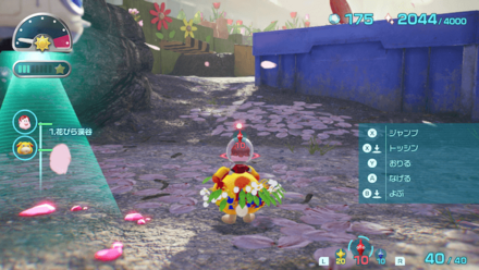 北の道を時計回りに進む