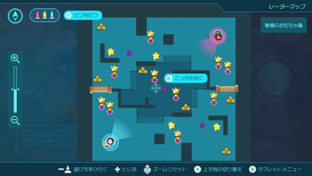 戦場のおもちゃ箱のフロアマップ